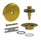 Watco QuickTrim Lift-Turn Bath Stopper and 1-Hole Overflow w-2 O-Rings Trim Kit, Brass 59290-PB - alternate 1